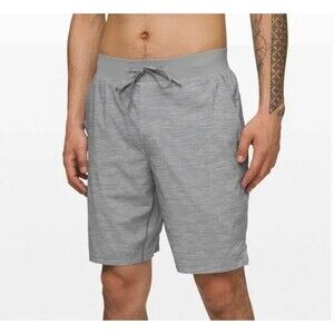 Lululemon Gray T.H.E. Short 9” Lined Workout Shorts - Men's Small